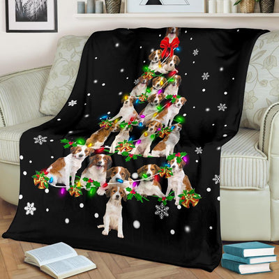 Kooikerhondje Christmas Tree Blanket