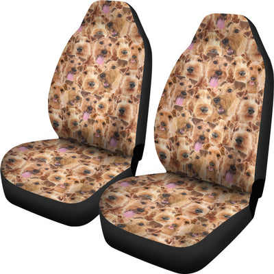 Irish Terrier Full Face Car Seat Covers