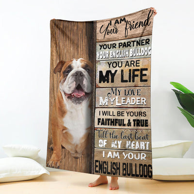 English Bulldog-Your Partner Blanket