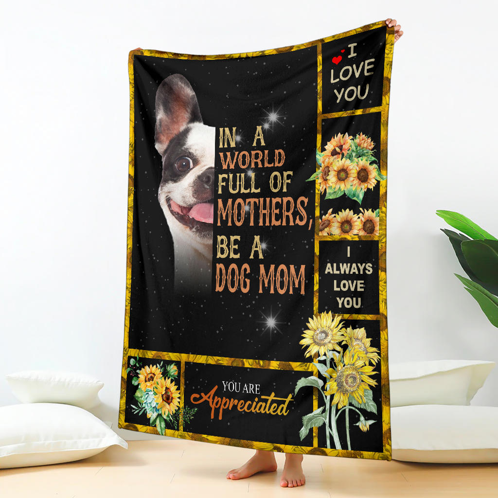 French Bulldog-A Dog Mom Blanket