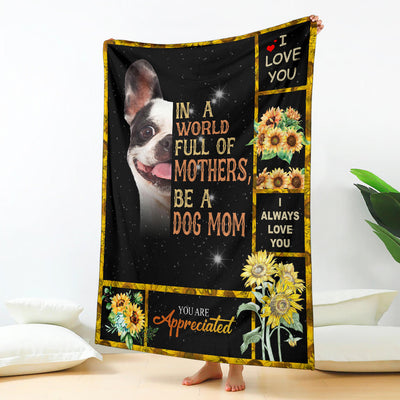 French Bulldog-A Dog Mom Blanket