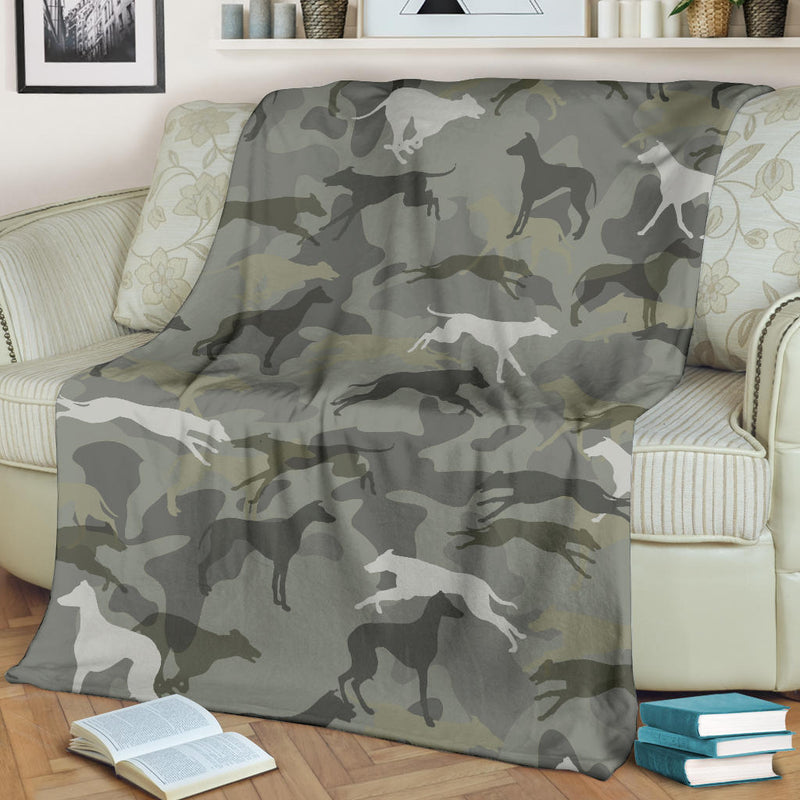 Greyhound Camo Blanket