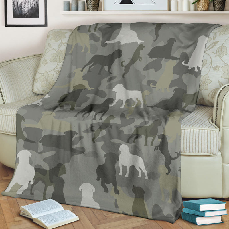Rottweiler Camo Blanket