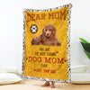 Poodle 2-Dog Mom Ever Blanket