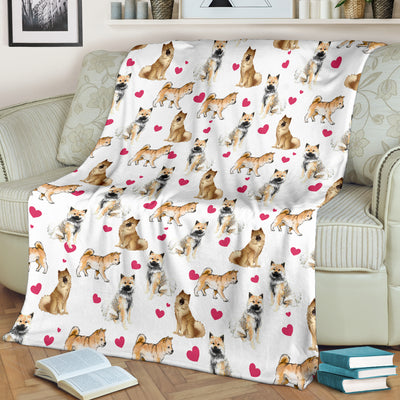 Eurasier Heart Blanket