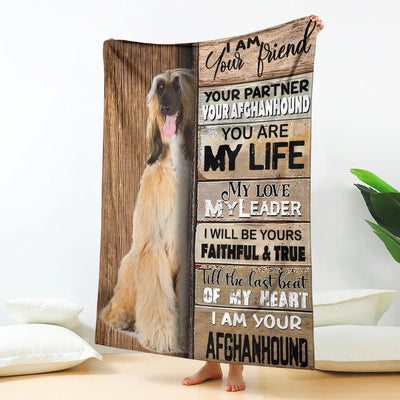 AfghanHound-Your Partner Blanket