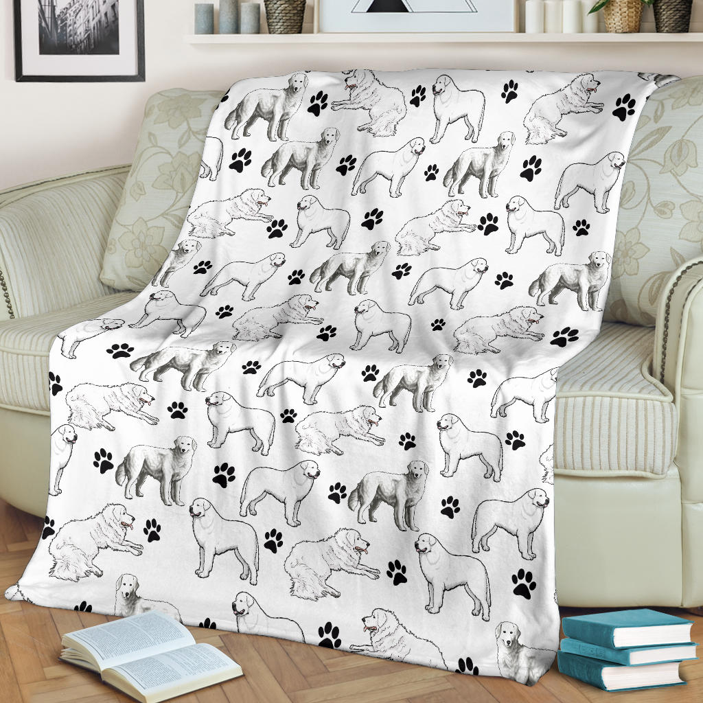 Kuvasz Paw Blanket