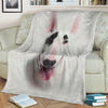 Bull Terrier Face Hair Blanket