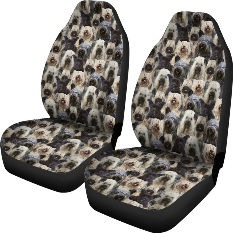 Skye Terrier Full Face Car Seat Covers