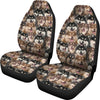 Finnish Lapphund Full Face Car Seat Covers