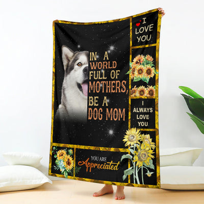 Alaskan Malamute-A Dog Mom Blanket