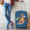 Italian Greyhound Torn Paper Luggage Covers