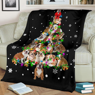 English Bulldog Christmas Tree