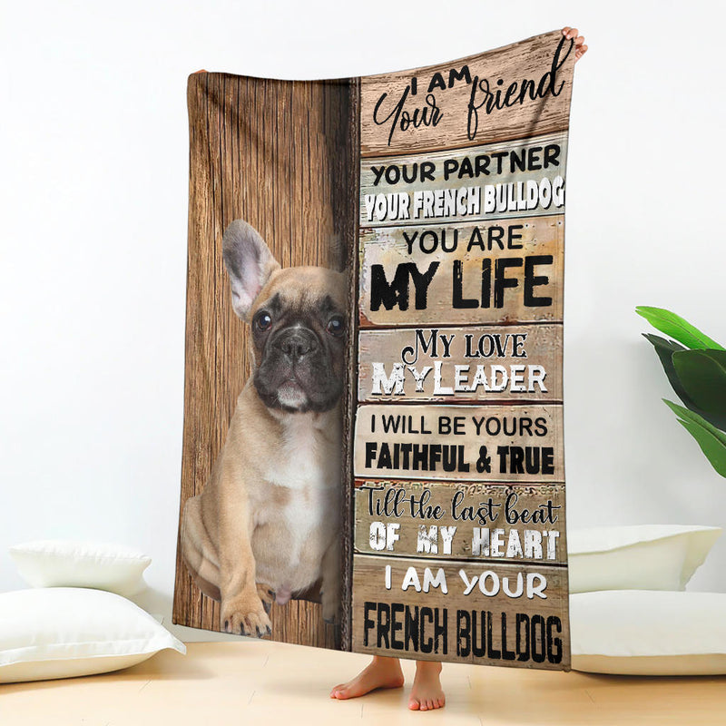 French Bulldog-Your Partner Blanket