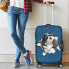 Havanese Torn Paper Luggage Covers