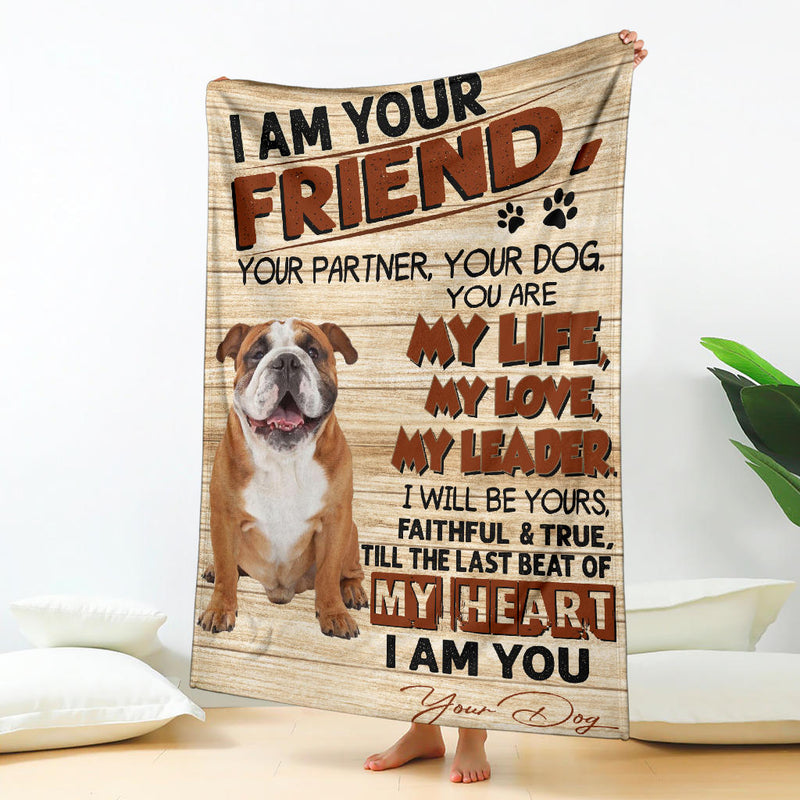 English Bulldog-My Love Blanket