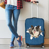 Welsh Corgi Torn Paper Luggage Covers