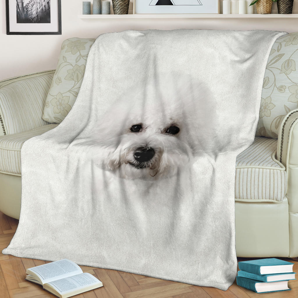 Bichon Face Hair Blanket