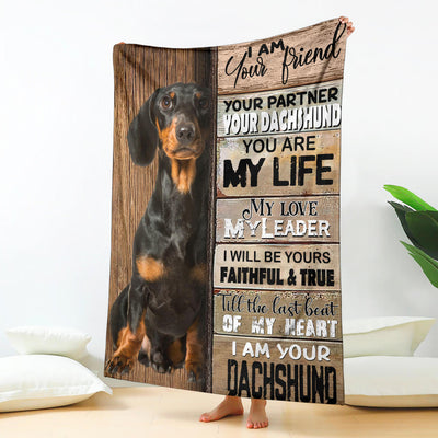 Dachshund 3-Your Partner Blanket