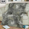 Bull Terrier Camo Blanket