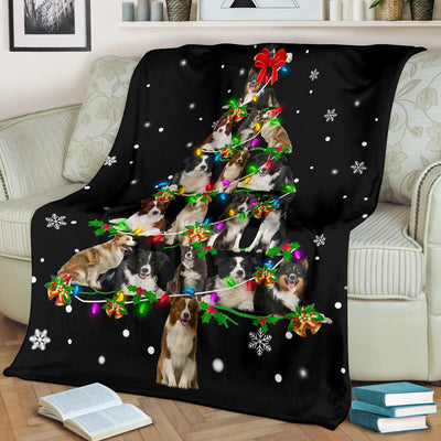 Border Collie Christmas Tree