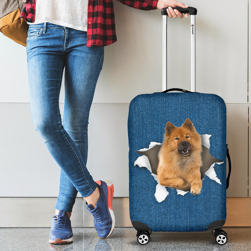 Eurasier Torn Paper Luggage Covers