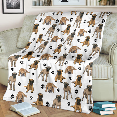 English Mastiff Paw Blanket