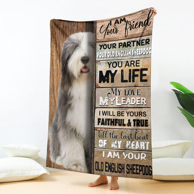 Old English Sheepdog-Your Partner Blanket