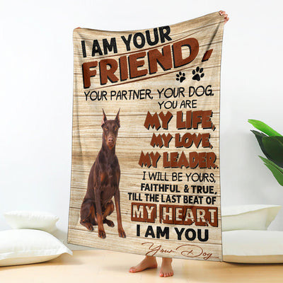 Doberman-My Love Blanket