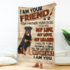 Rottweiler-My Love Blanket