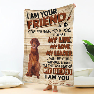 Irish Setter-My Love Blanket