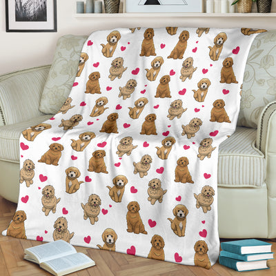 Goldendoodle Heart Blanket