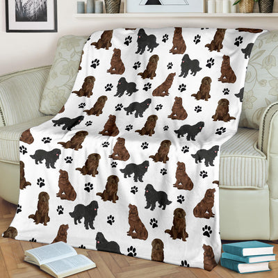 Newfoundland Paw Blanket