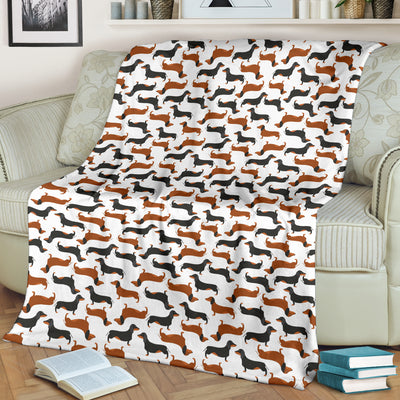 Cute Dachshund Premium Blanket