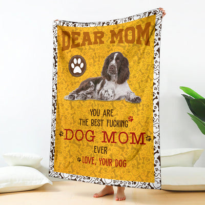 English Springer Spaniel-Dog Mom Ever Blanket