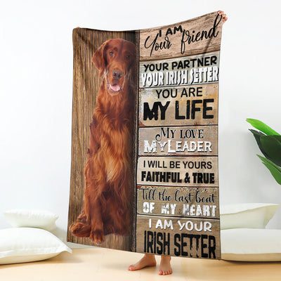 Irish Setter-Your Partner Blanket
