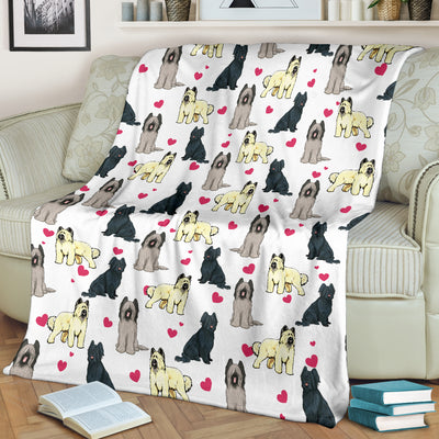 Briard Heart Blanket