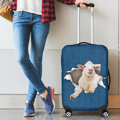 Sheep Torn Paper Luggage Covers