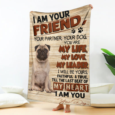 Pug 2-My Love Blanket