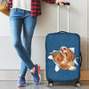 Cocker Spaniel Torn Paper Luggage Covers