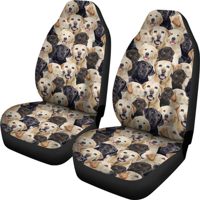 Labrador Retriever Full Face Car Seat Covers