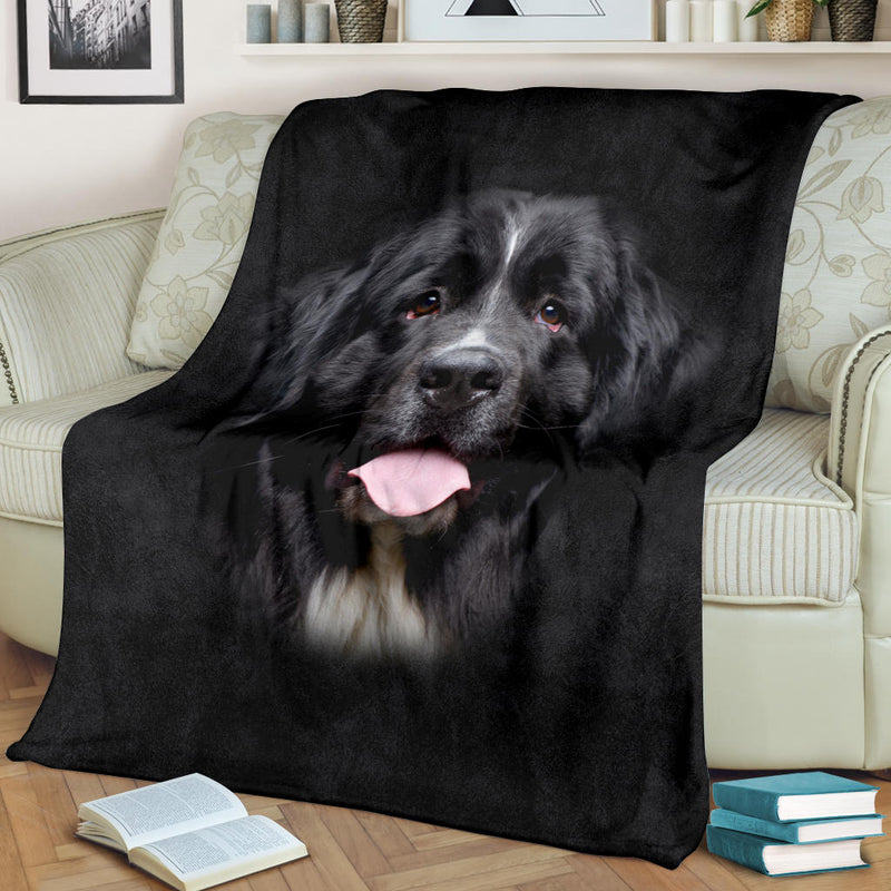 Newfoundland Face Hair Blanket