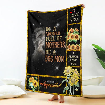 Irish Wolfhound-A Dog Mom Blanket
