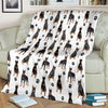 Doberman Pinscher Paw Blanket