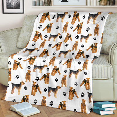 Lakeland Terrier Paw Blanket