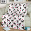 Miniature Pinscher Heart Blanket