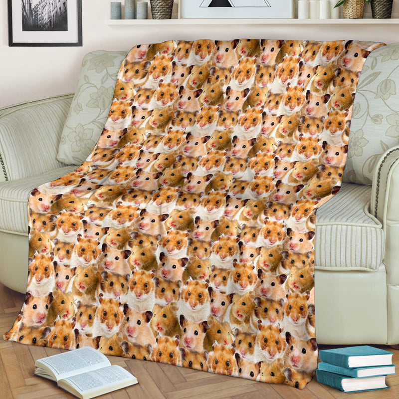 Hamster Full Face Blanket