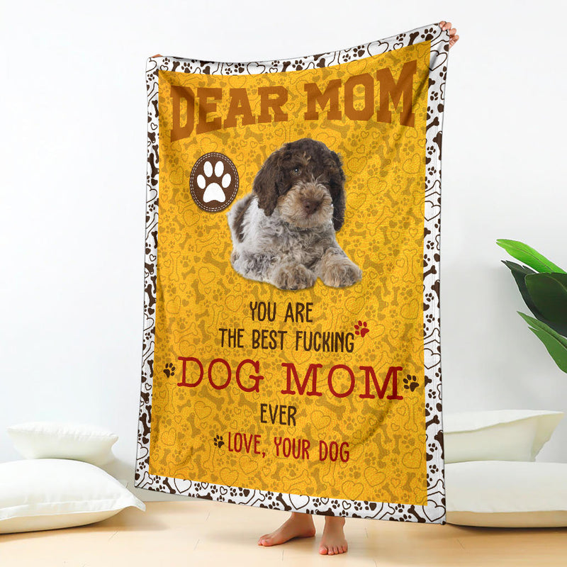 Lagotto Romagnolo-Dog Mom Ever Blanket