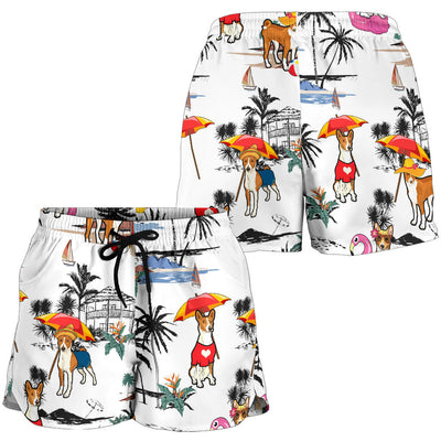 Basenji-Summer Beach-SW