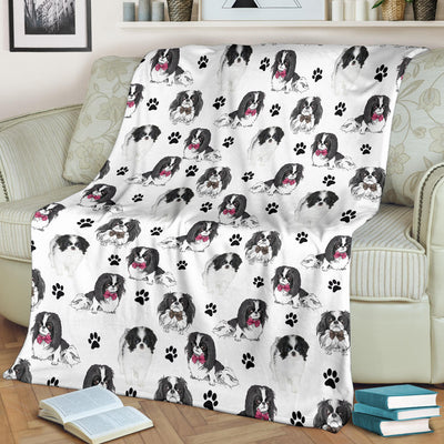 Japanese Chin Paw Blanket